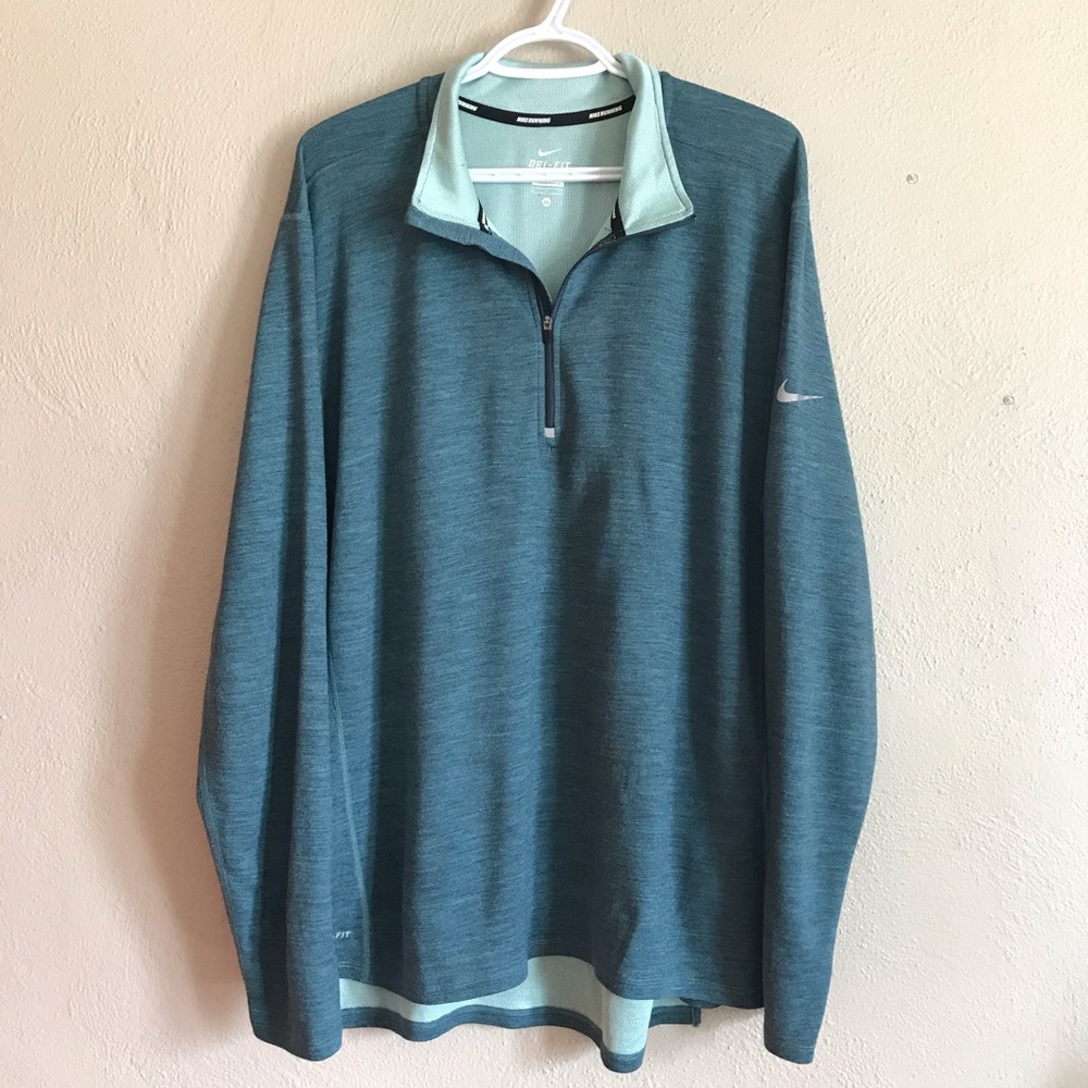 Men’s Nike Dri-Fit Running 1/4 zip Pullover Top - Picture 1 of 8